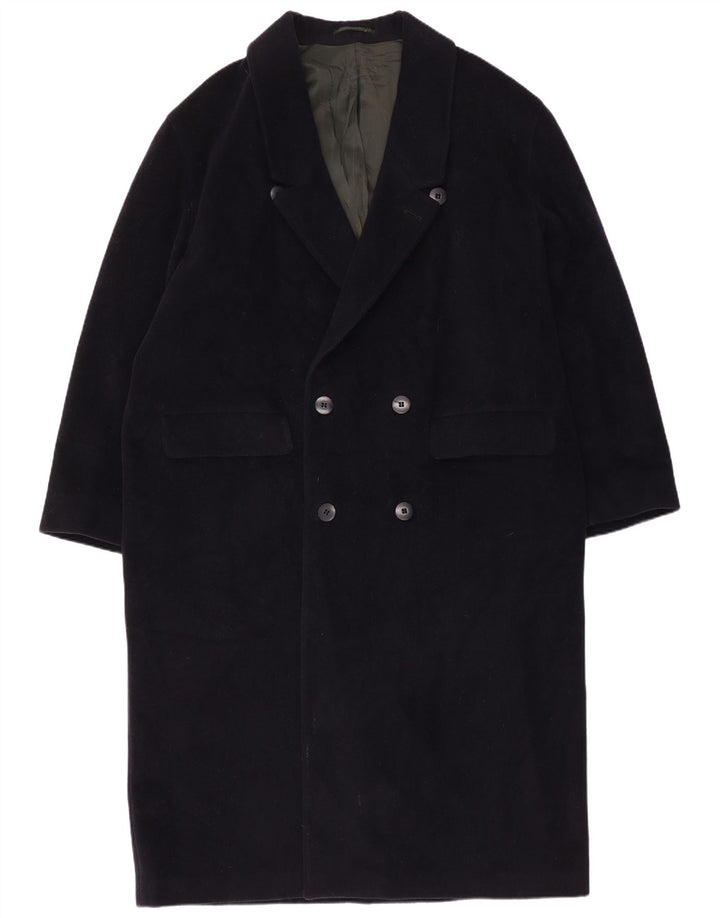 Cappotto doppiopetto da uomo Profilo UK 40 Large Blu Navy