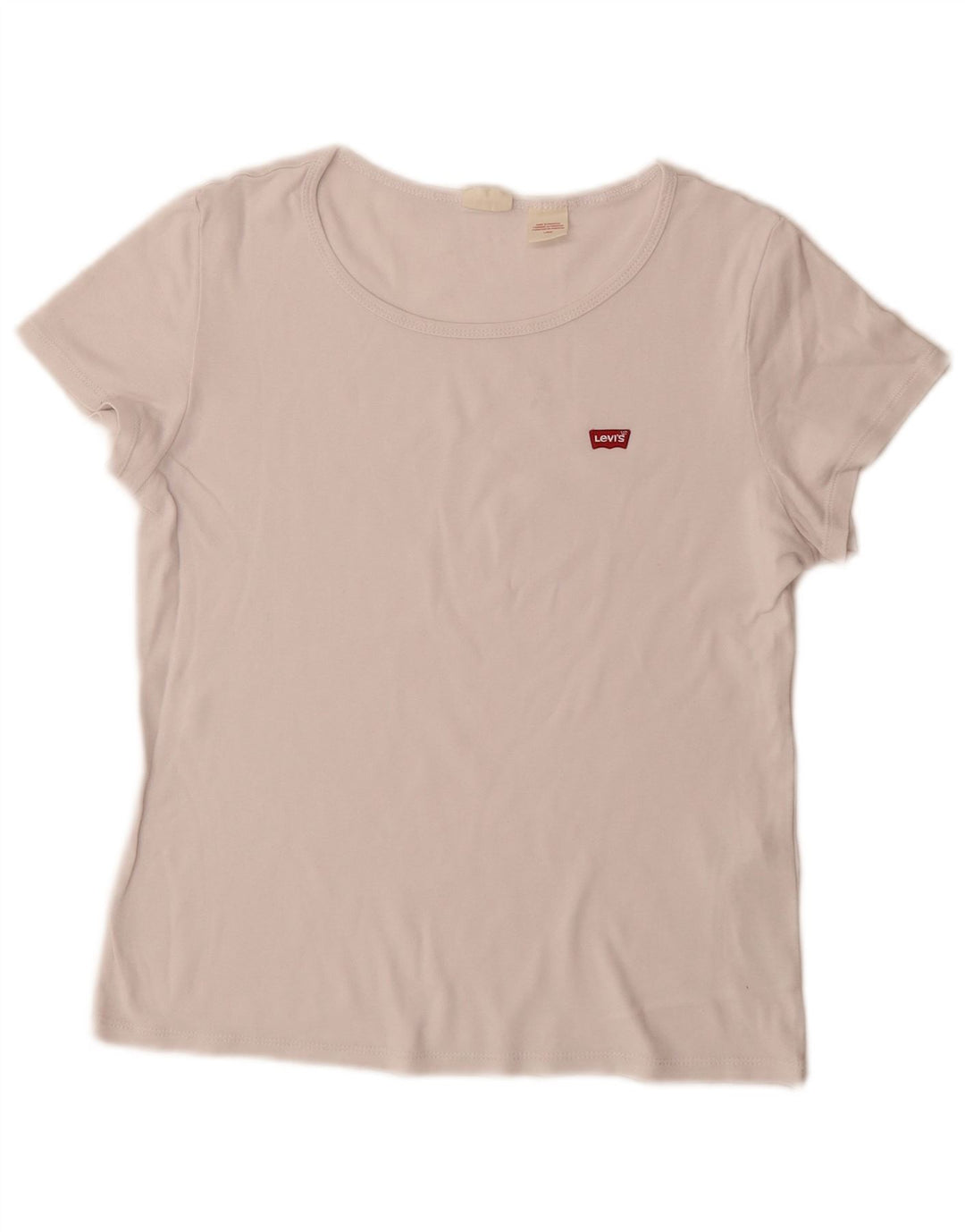 T-shirt da donna Levi's Top UK 14 grande cotone bianco