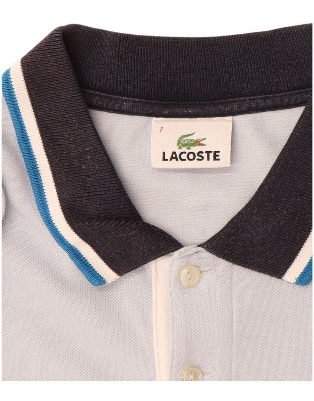Polo da uomo Lacoste taglia 7 2XL cotone blu