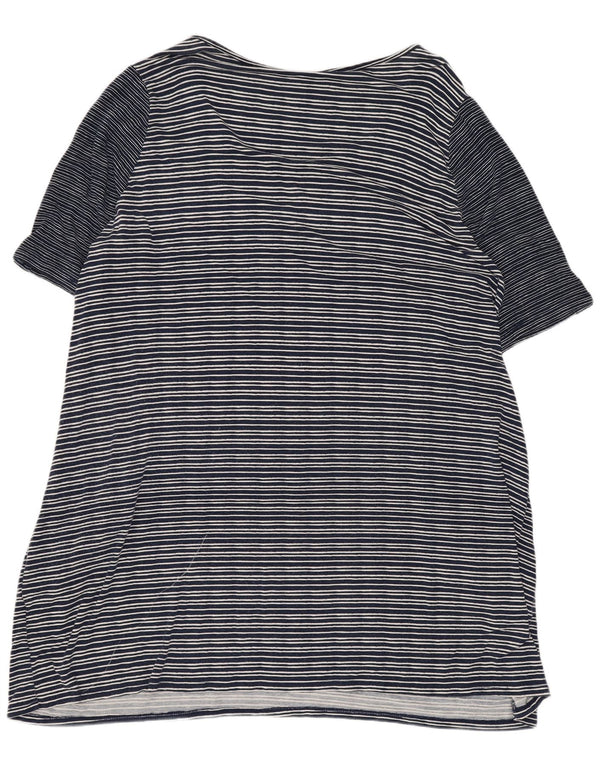Abito t-shirt autografo da donna Marks & Spencer UK 20 2XL Blu navy a righe