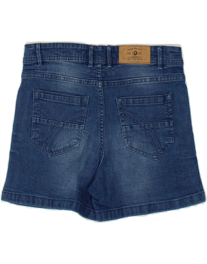 DACK'S Womens Slim Fit Denim Shorts IT 42 Medium W23 Navy Blue Cotton Vintage Dack's and Second-Hand Dack's from Messina Hembry 