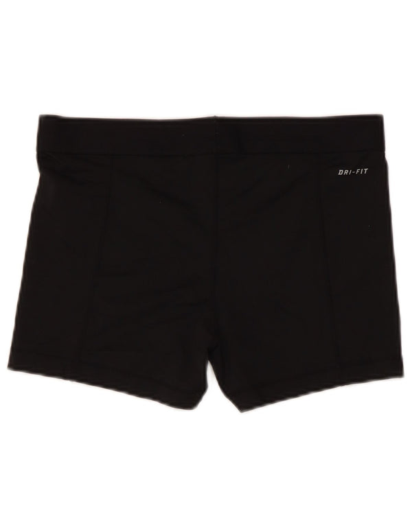 Pantaloncini sportivi Nike Dri Fit Graphic da donna UK 14 grandi neri