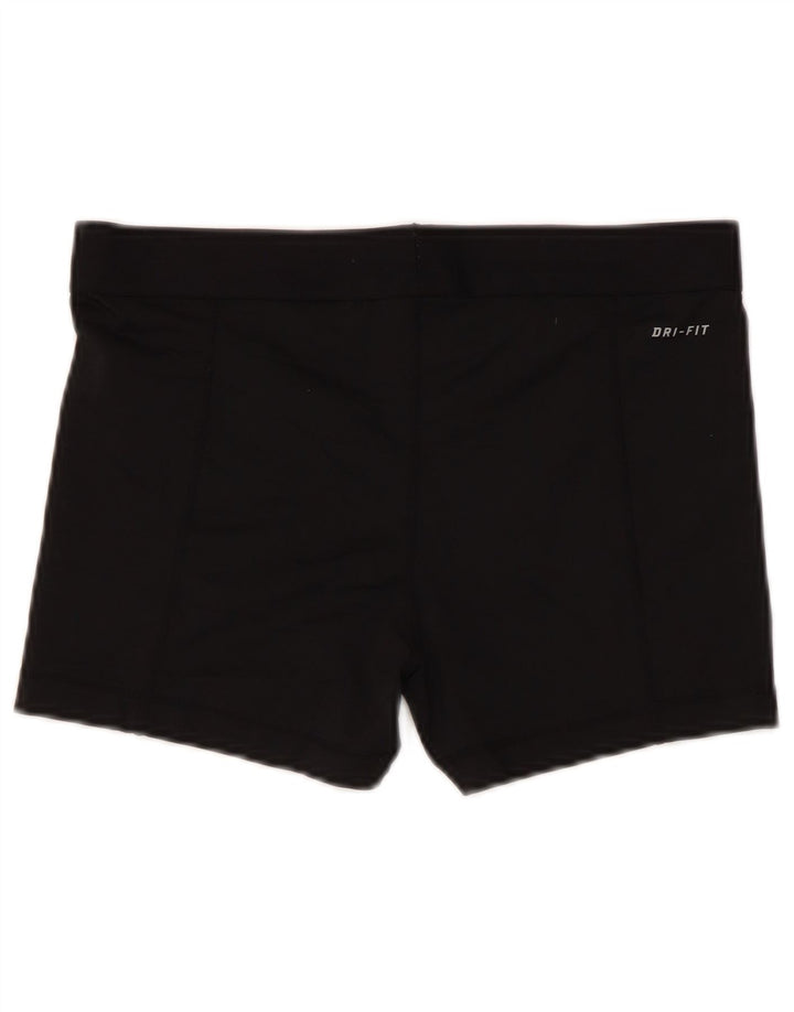 Pantaloncini sportivi Nike Dri Fit Graphic da donna UK 14 grandi neri