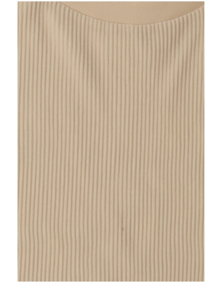 Canotta oversize da donna Adidas UK 8 Small Beige Poliestere