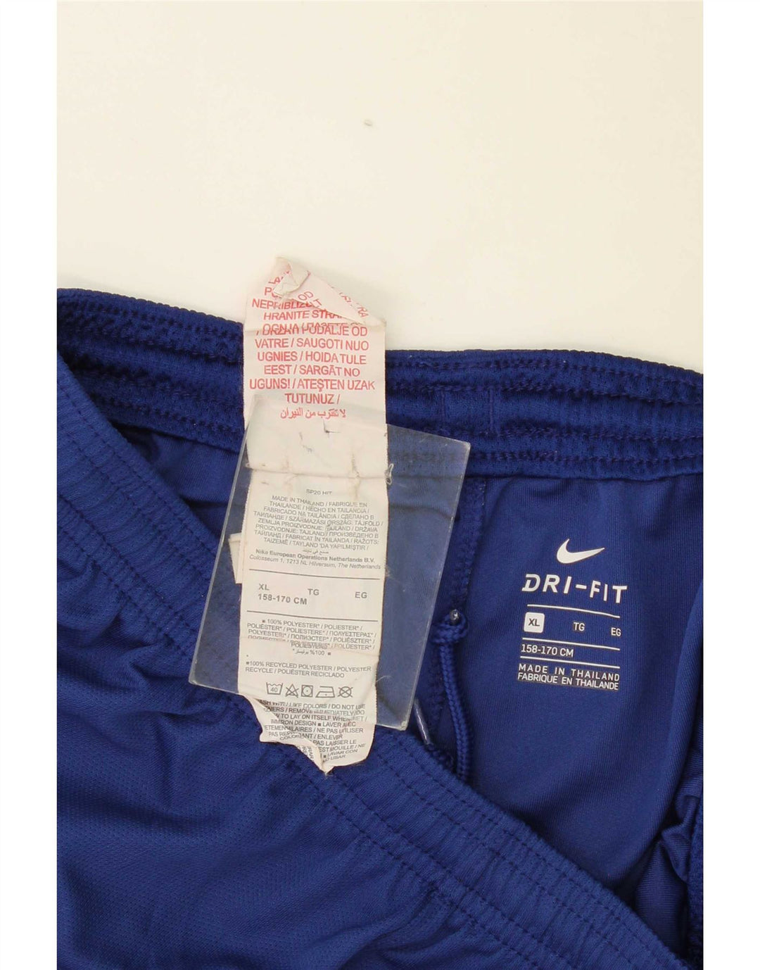 Pantaloncini sportivi Nike da bambino Barcelona 13-14 anni XL blu poliestere