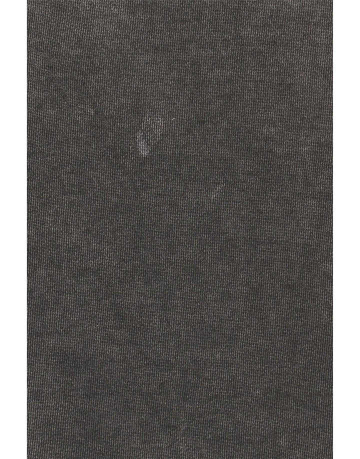 T-shirt corta oversize da donna Zara UK 10 piccola in cotone grigio