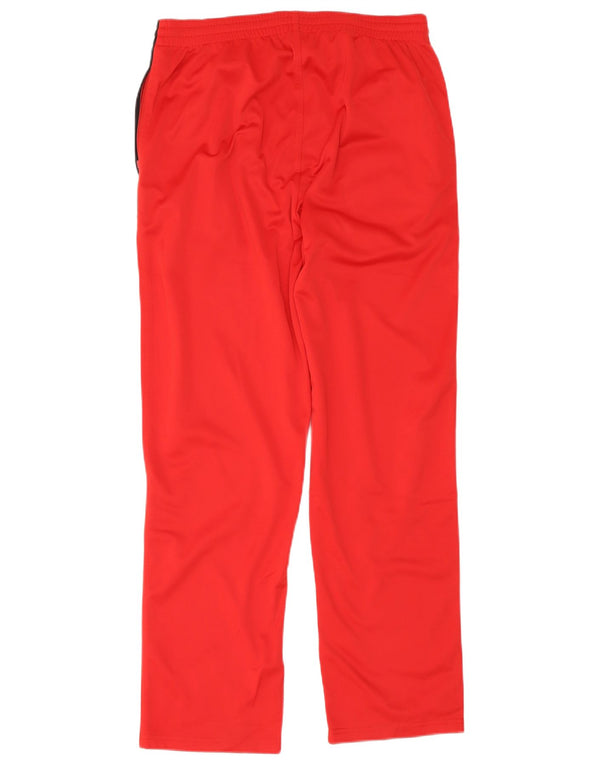 Kappa Mens Tracksuit Trousers Large Red Colourblock Polyester