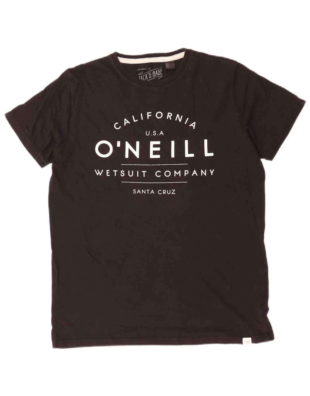 T-shirt grafica per ragazzi O'Neill 15-16 anni in cotone nero