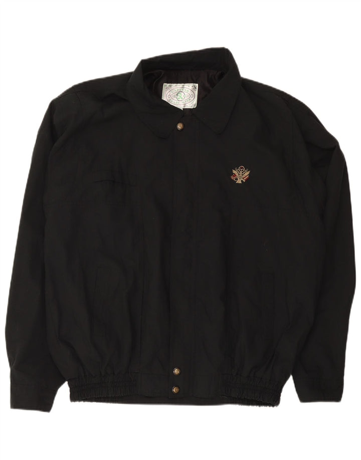 Giubbotto bomber vintage da uomo UK 42 XL nero
