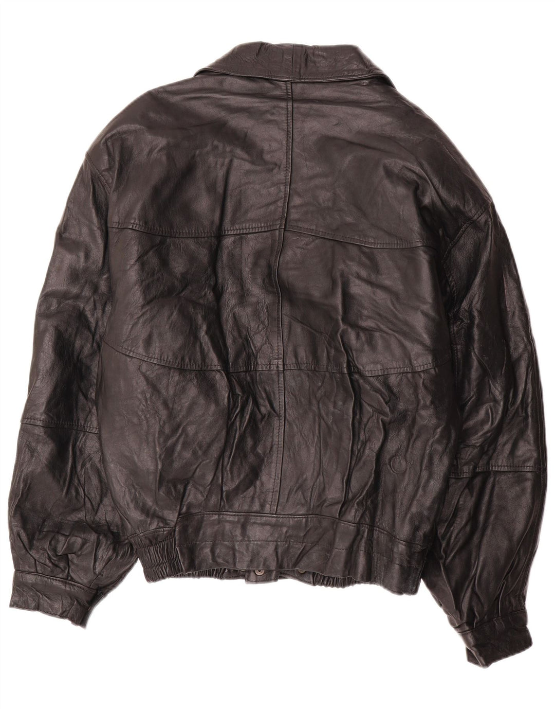 LAVORAZIONE ARTIGIANA Giacca in Pelle Uomo IT 52 XL Pelle Nera