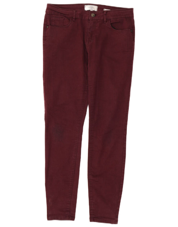 Jeans Jegging da donna Fat Face UK 12 Medio W32 L29 Cotone bordeaux