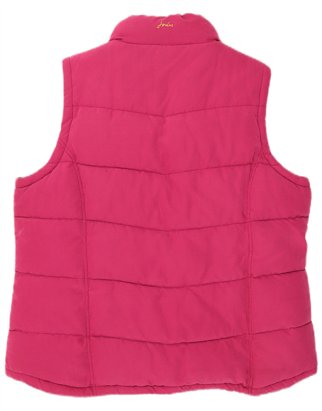 Gilet imbottito da donna Joules UK 14 grande rosa