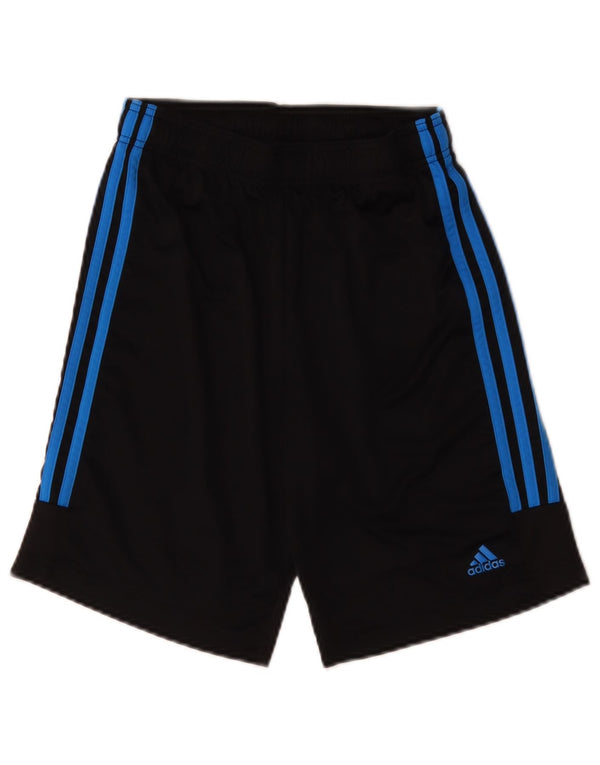 Pantaloncini sportivi Adidas Aeroready da ragazzo 13-14 anni in poliestere nero