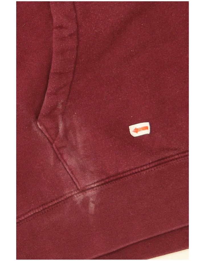 Maglione con cappuccio grafico da uomo Jack Wills grande in cotone marrone