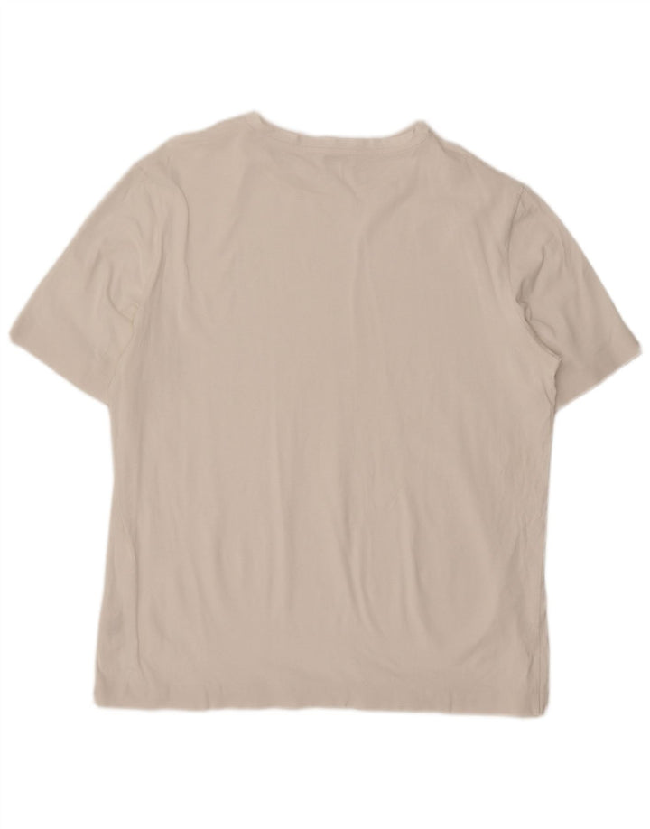 T-shirt da uomo COS Top grande in cotone bianco