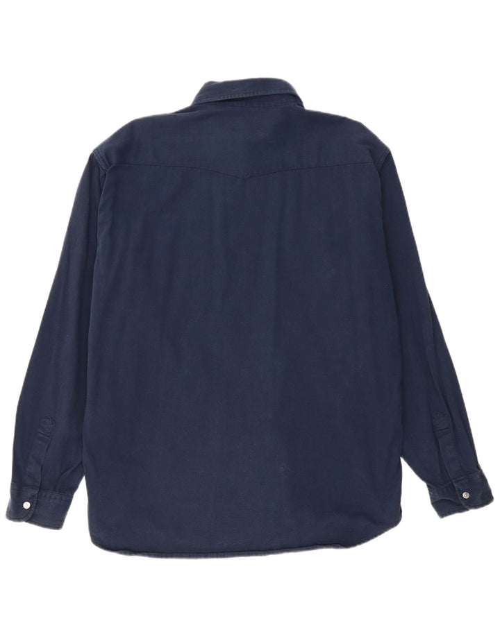 Camicia Uomo CARRERA XL Blu Navy Cotone