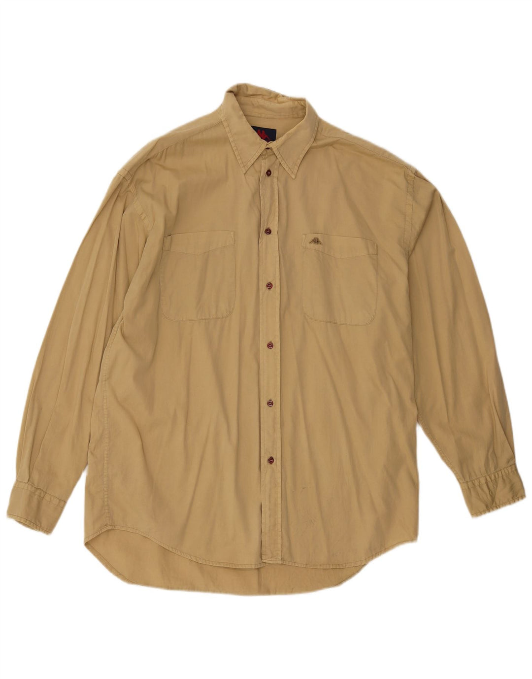 Camicia da uomo KAPPA XL in cotone beige