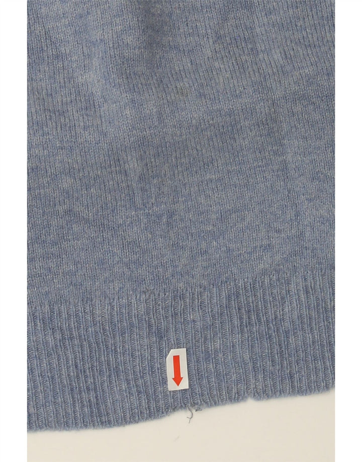 Maglione da uomo Marks & Spencer Blue Harbour con scollo a V Blu medio