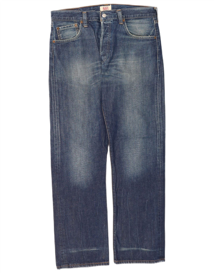 Levi's Uomo 501 Jeans dritti W34 L32 Cotone Blu