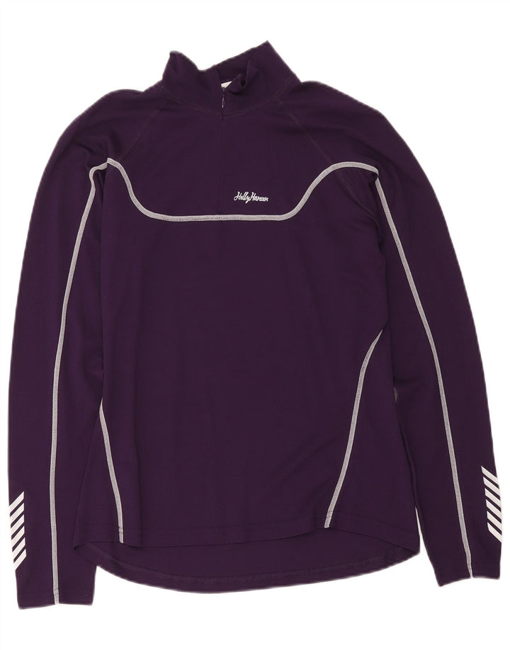 Top da tuta da donna con collo e zip Helly Hansen UK 18 XL Viola