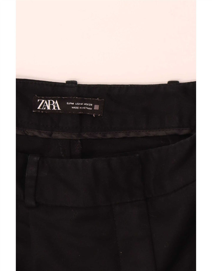 Pantaloncini chino da donna Zara medi W28 cotone nero