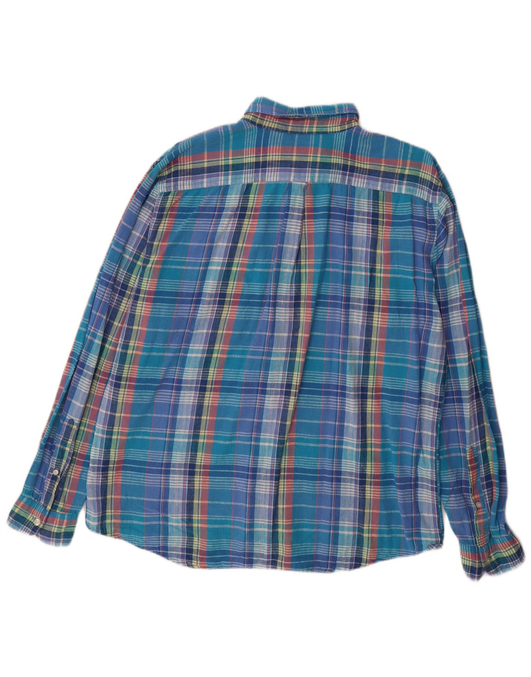 DOCKERS Camicia da uomo in flanella slim fit XL a quadri blu