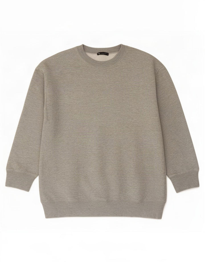 Zara Uomo Felpa Maglione Piccolo Grigio Poliestere