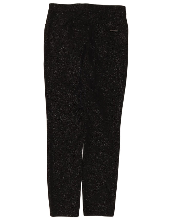Pantaloni casual slim da donna Phase Eight UK 12 medi W30 L29 neri screziati