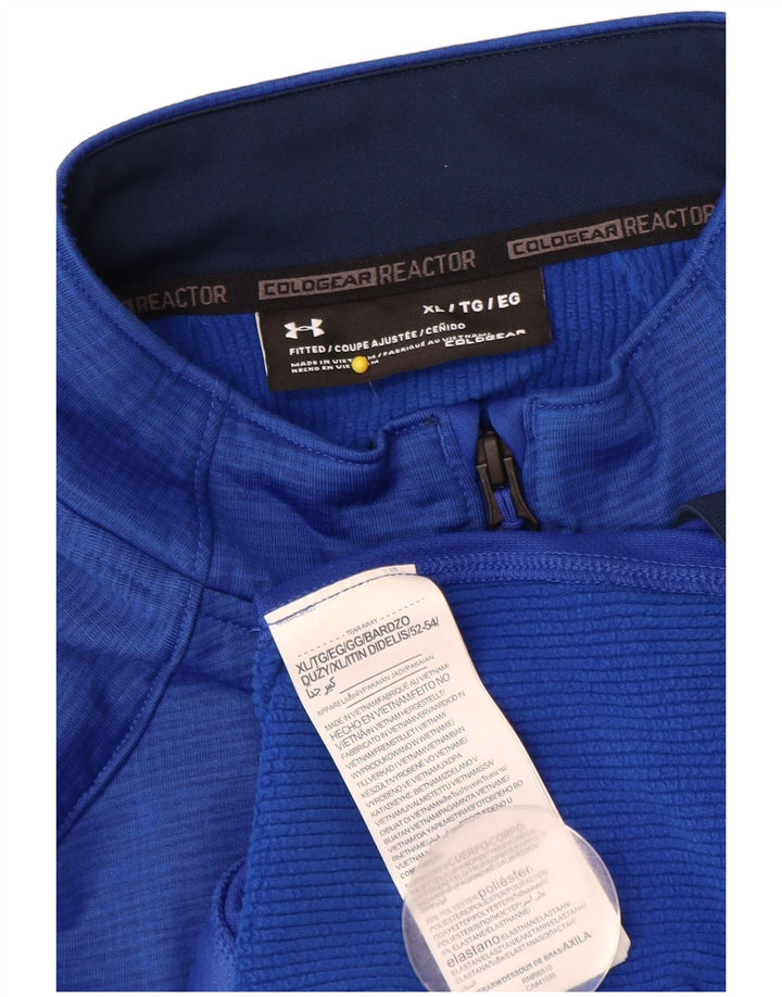 Giacca da tuta da uomo UNDER ARMOUR Cold Gear UK 42 XL poliestere blu