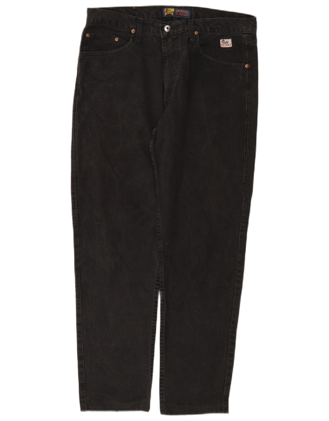 Jeans dritti da uomo Roy Rogers W34 L29 neri