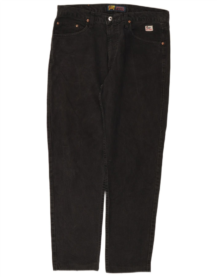 Jeans dritti da uomo Roy Rogers W34 L29 neri