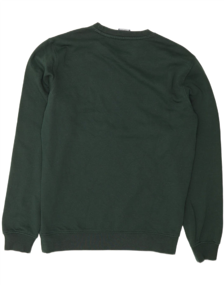 CHAMPION Mens Graphic Sweatshirt Jumper Small Green Cotton Vintage Champion and Second-Hand Champion from Messina Hembry 