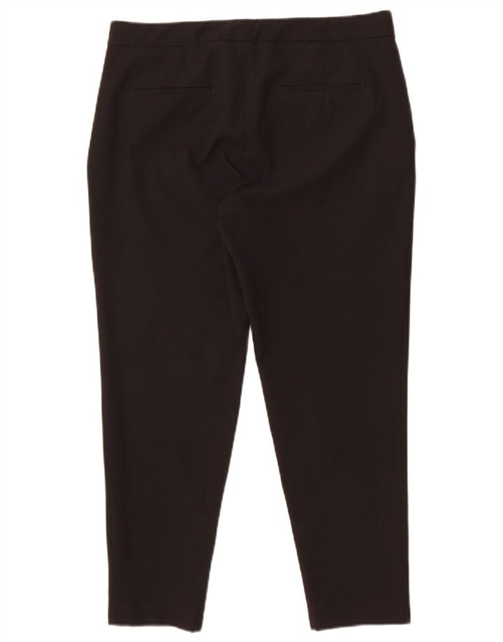 Pantaloni cropped Zara da donna EU 40 medi W32 L25 neri