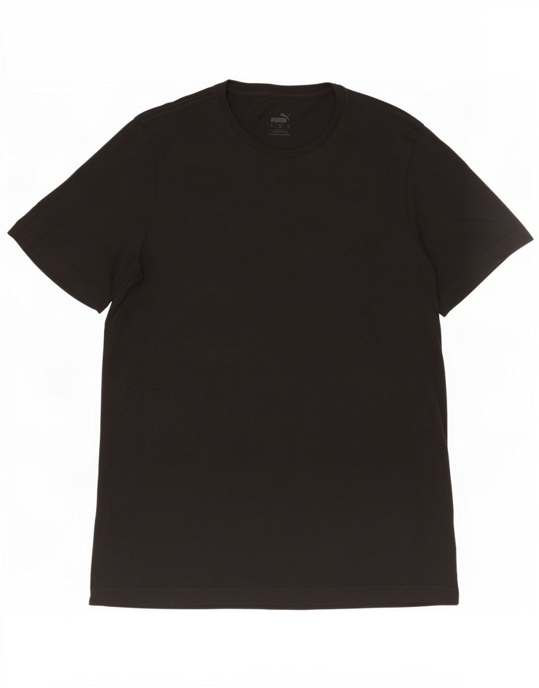 T-shirt da uomo Puma Top Large in cotone nero