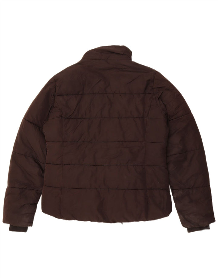 Giacca imbottita oversize da donna Topshop UK 12 poliestere nero medio