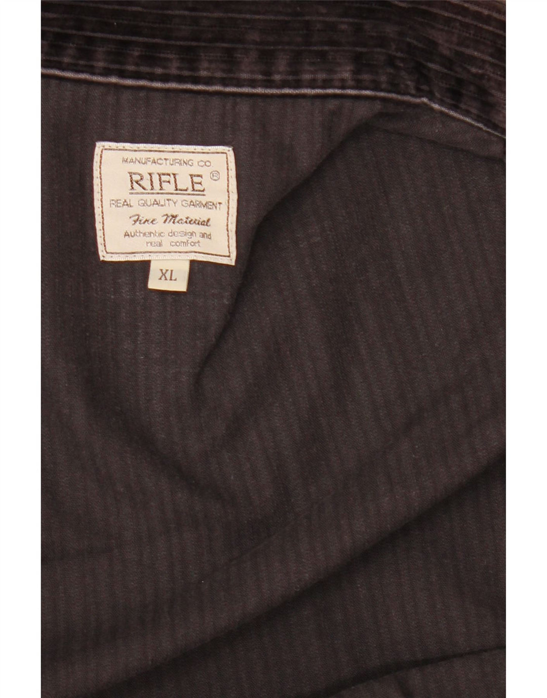 RIFLE Giacca da uomo in velluto a coste UK 42 XL Marrone