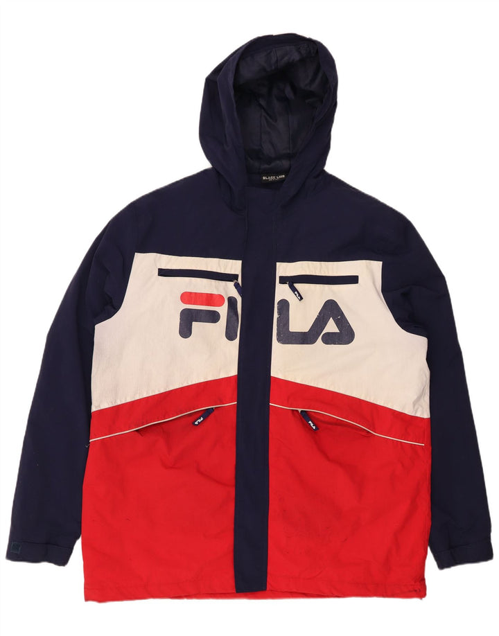 Giacca a vento grafica da uomo FILA UK 44 2XL Colourblock multicolore