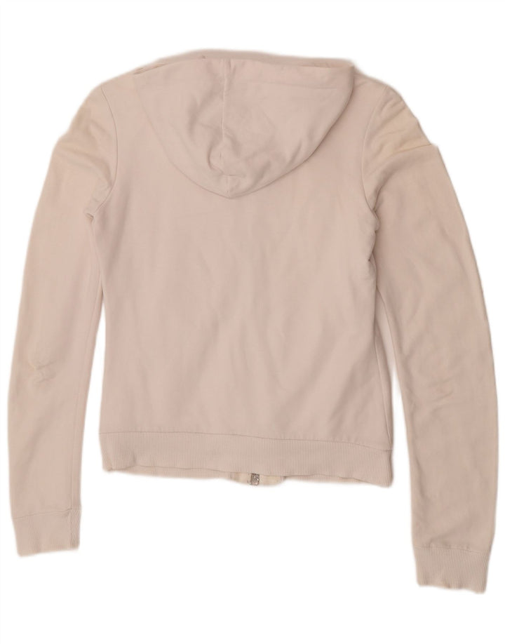 Maglione con cappuccio e zip da donna CESARE PACIOTTI IT 42 Cotone bianco medio