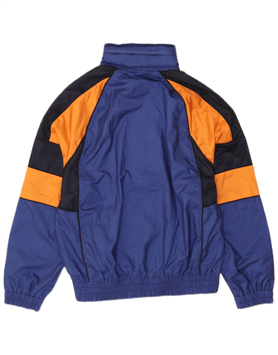 LACOSTE Giacca da tuta da uomo grande in poliammide color block blu navy