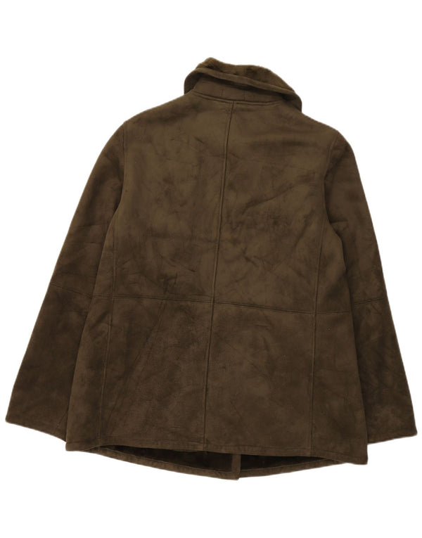 Giacca Sherpa da donna Chaps UK 14 Large Acrilico kaki