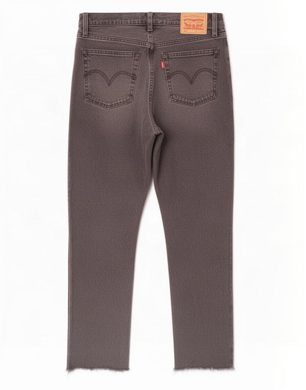 Jeans dritti Levi's 501 da donna W29 L28 in cotone grigio