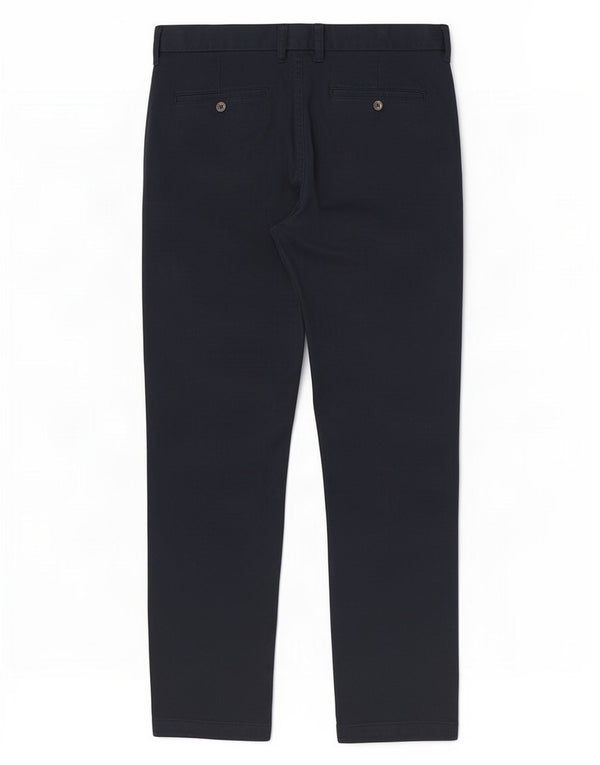 Pantaloni chino dritti da uomo Marks & Spencer W36 L31 cotone blu navy