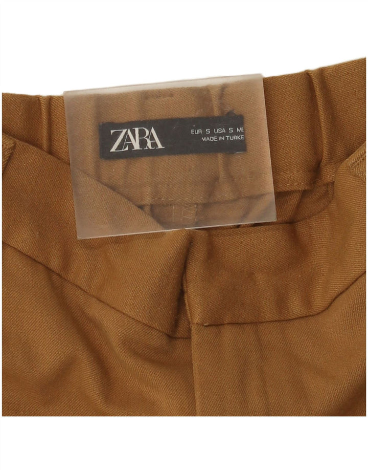 Pantaloni corti da donna Zara piccoli W26 L24 marroni