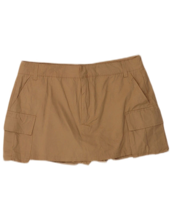 Pantaloncini cargo Zara da donna medi W28 poliestere beige
