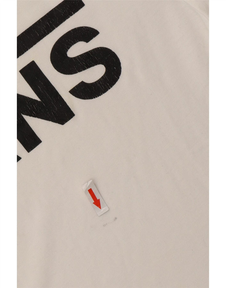 T-shirt grafica da donna VANS Top UK 6 XS Bianca