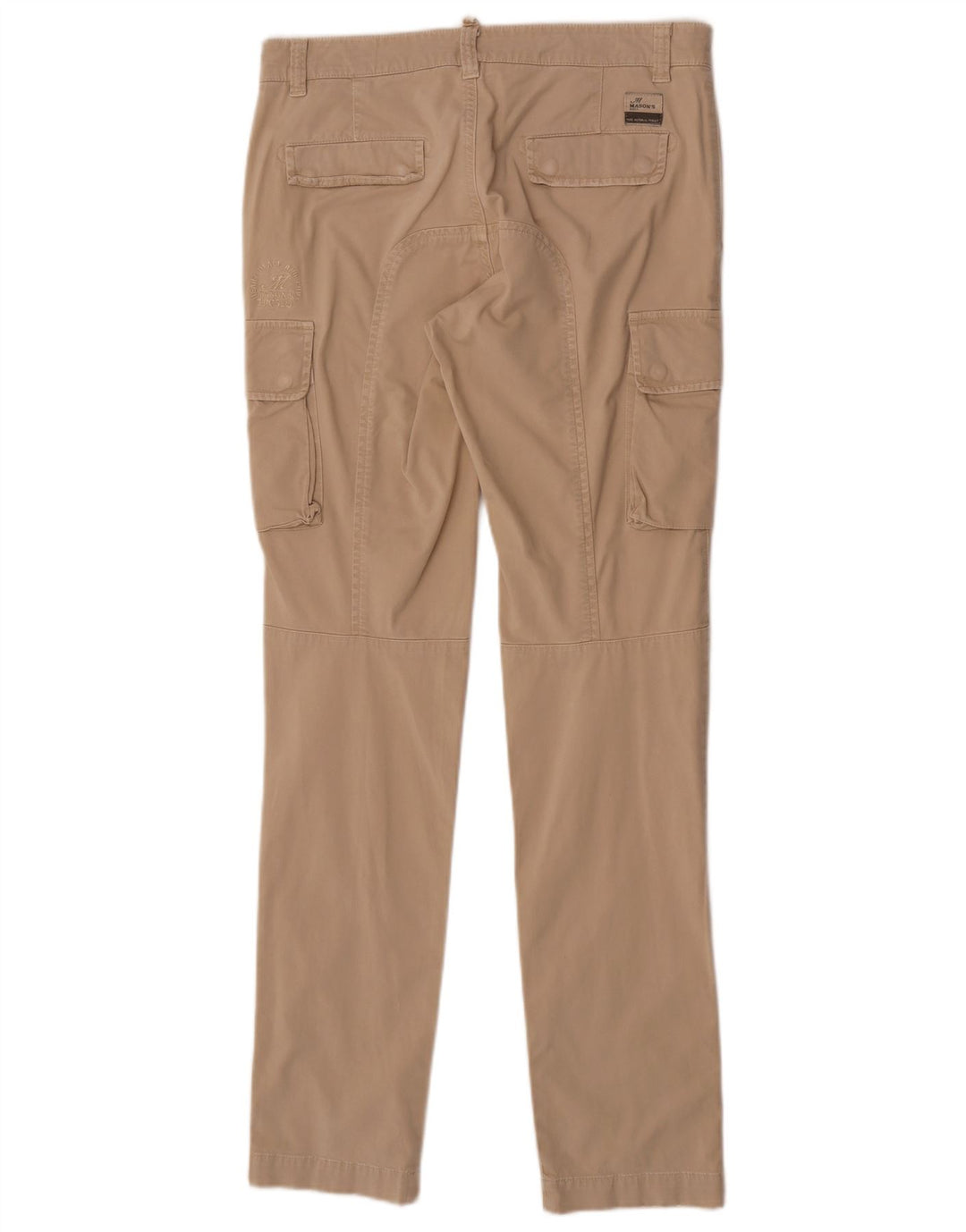 Pantaloni cargo slim da uomo Mason's W31 L34 cotone beige