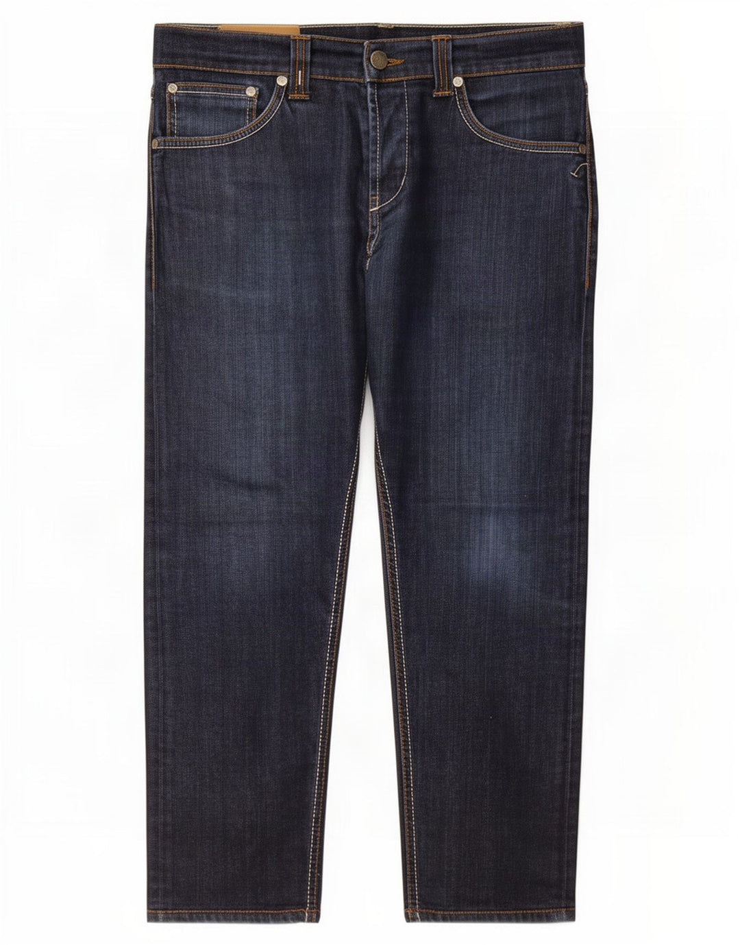 Jeans dritti da donna Dondup W34 L25 cotone blu navy