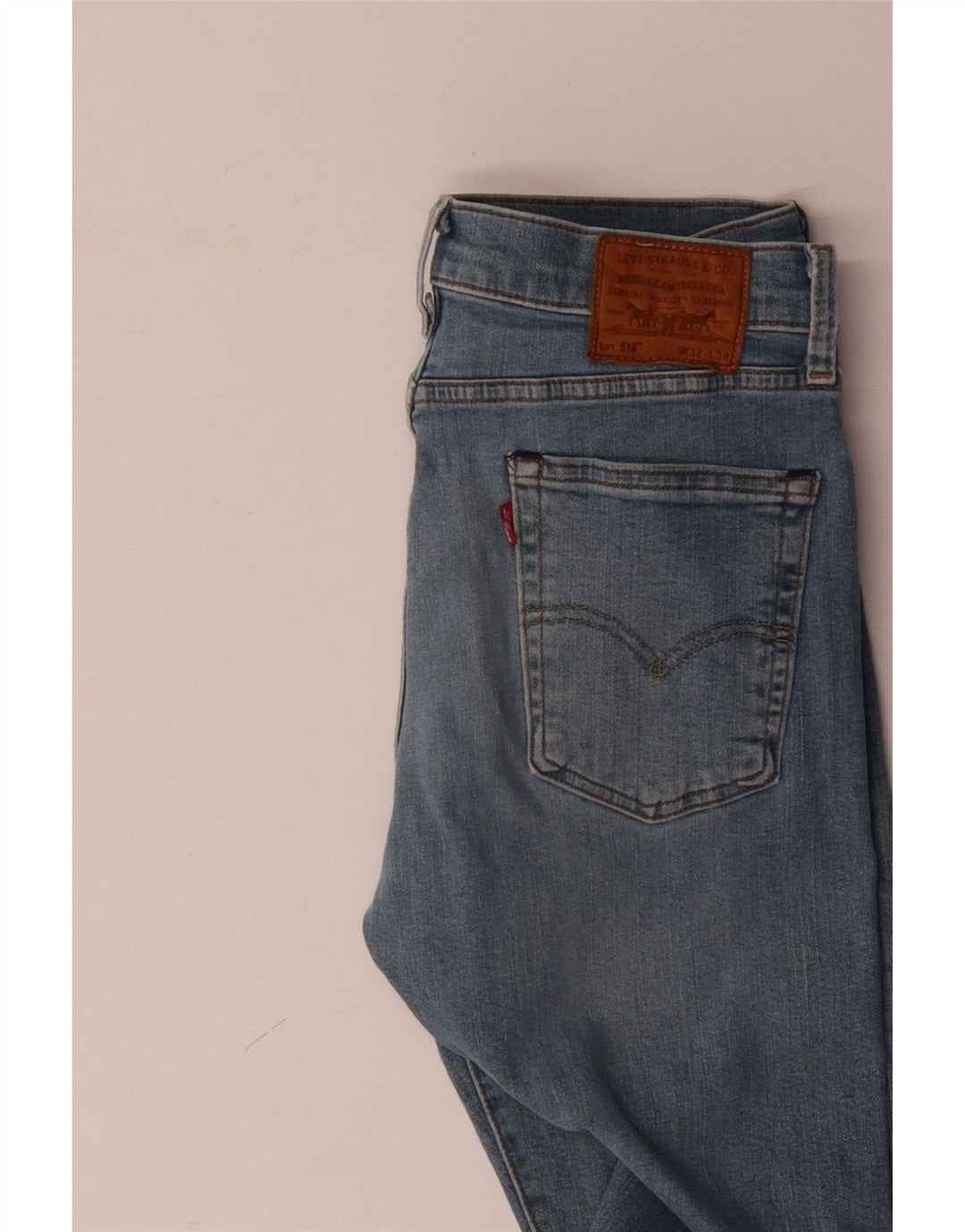 LEVI'S Jeans skinny 510 da donna W32 L34 cotone blu