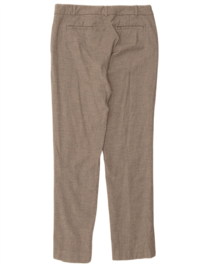 Pantaloni chino slim da donna Ralph Lauren US 8 Medium W32 L30 Lana grigia