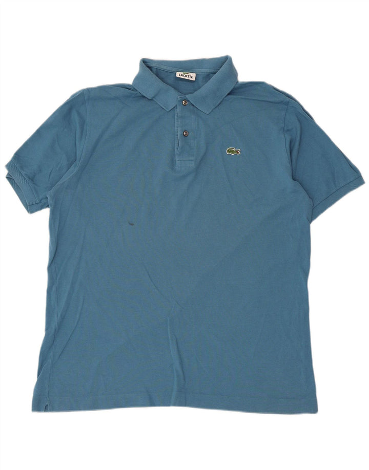 Polo da uomo Lacoste taglia 6 XL in cotone blu